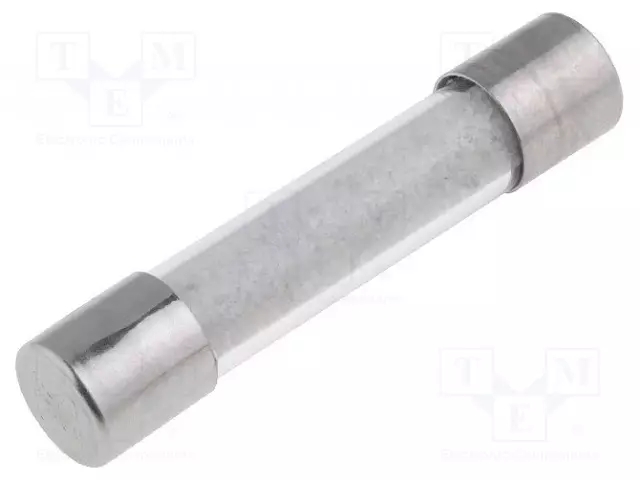 LIERIÖMÄINEN,LASISULAKE - 1,25A - 250VAC - Sulakkeet 6,3x32mm - hitaat - 0001.2525 - 1