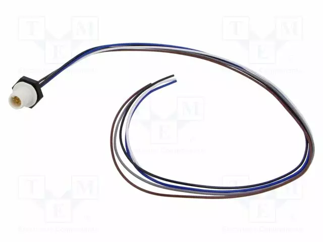 LIITIN: M12 - PISTORASIA - UROS - 2A - 60V - PIN: 5 - IP67 - SUORA - JOHDOT - Erikoisliittimet - 1230-05-T16CW10105 - 1