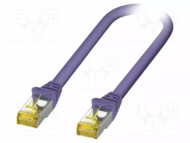 PATCH KAAPELI - S/FTP - CAT 6A - RJ45-PISTOKE,MOLEMMIN PUOLIN - LANKA - RJ45 Ethernet kaapelit - 1698005 - 1