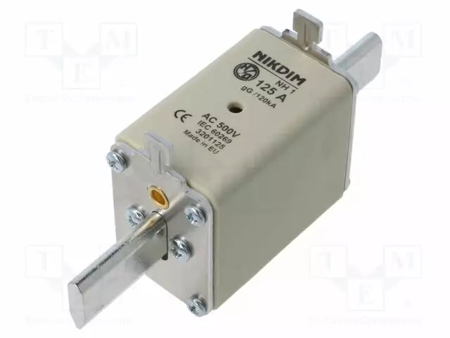 125A - 500VAC - GG - TEOLLISUUSSULAKE - NH1 - Sulakkeet NH - 3201125 - 1