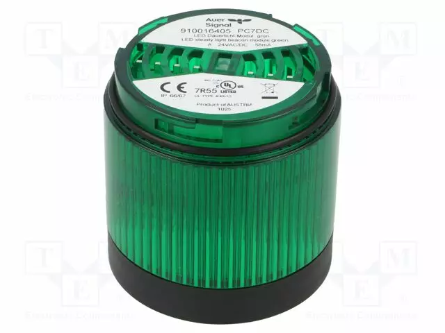 VALO-VIHREÄ - LED - 24VDC - 24VAC - IP66 - Ø70X76MM - MODUL PERFECT 70 - Teollisuuden merkinantolaitteet - 910016405 - 1