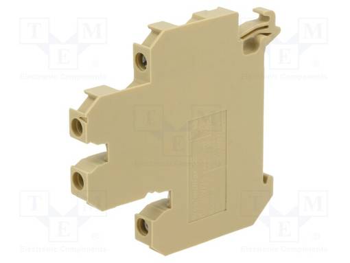 LIITIN: KISKO-32A - RUUVI TERMINAALI - BEIGE - POLYAMIDI - 4MM2 - TS35 - Kiskoliittimet - DK4QV35 - 1