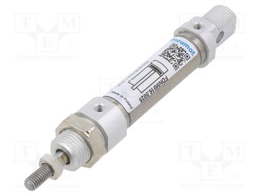 PYÖREÄ TOIMILAITE - MÄNNÄN HALK: 16MM - MÄNNÄN ISKU: 25MM - 1÷10BAR - Toimilaitteet - FDNM016.0025 - 1