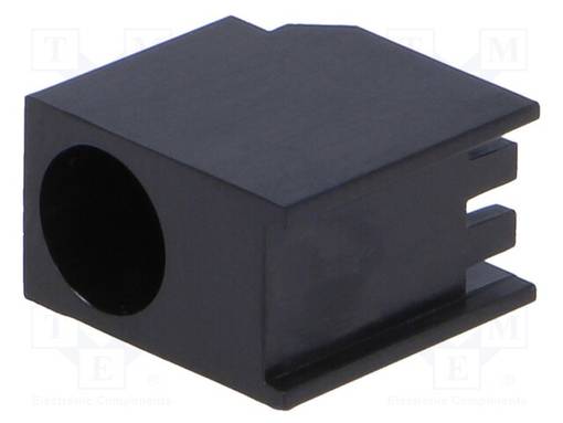 LED-DIODIN KOTELO - 5MM - POLYAMIDI - KULMAMALLI - 3 PIN - MUSTA - LEDkaulukset - FIX-LED-535 - 1