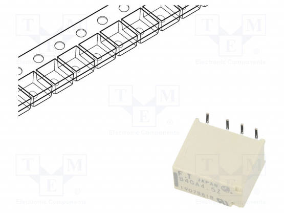RELE - DPDT - UKELAN: 4,5VDC - 2A - 0,3A/125VAC - Pienoisreleet - FTR-B4GA4.5Z-B05 - 1