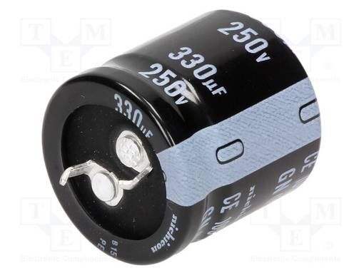 ELEKTROLYYTTIKONDENSAATTORI - SNAP-IN - 330UF - Elektrolyyttikondensaattorit snap-in - LGN2E331MELA25 - 1