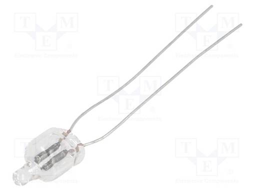 LAMPPU: HOHTOLAMPPU - ORANSSI - 65VAC - 90VDC - 0,3MA - Ø: 6MM - L: 12MM - Merkkivalot ja pienoislamput - NEON-5 - 1