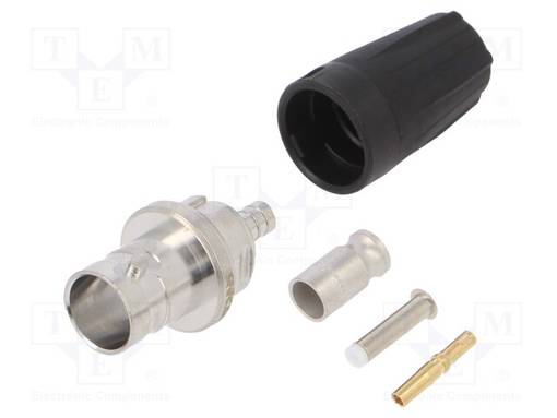 CONNECTOR BNC CABLE JACK TINY - Erikoisliittimet - NTR-NBTB75CNN5 - 1