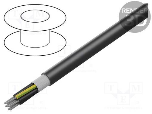 OHJAUSKYTKENTÄJOHTO - ÖLFLEX® ROBUST FD - 5G2,5MM2 - MUSTA - LANKA - Suojatut ohjaimien kaapelit - OL-RB-FD-5G2.5 - 1
