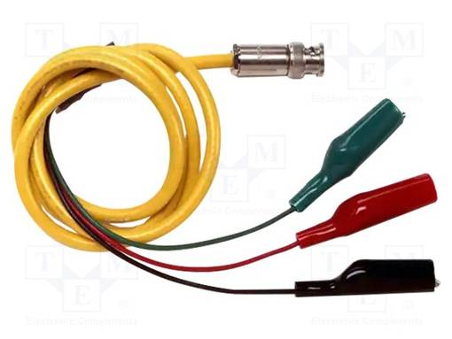 MITTAUSJOHTO - MUSTA,PUNAINEN,VIHREÄ,KELTAINEN - 50OHM - 0,92M - Laboratorioliittimet - muut - POM-4725 - 1