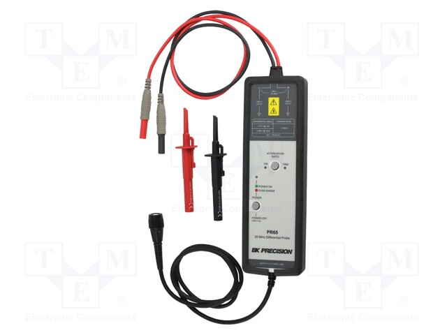 MITTAPÄÄ: OSKILLOSKOOPPIA VARTEN - 30MHZ - 10: 1,100: 1 - 70V,700V - Oskilloskooppien mittapäät - PR65 - 1