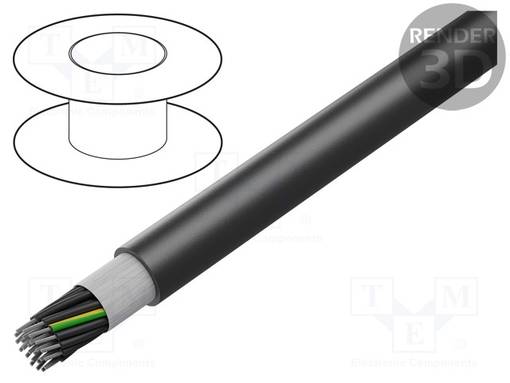 JOHTO - HELUTHERM® 145 MULTI - 25G0,5MM2 - CU - PO - MUSTA - Lämmönkestävät kaapelit - THERM145-25G0.5 - 1