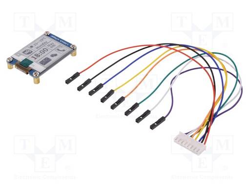 NÄYTTÖ: E-PAPERI - 1,54" - 200X200 - NÄYTÖN ULKOMITAT: 27,6X27,6MM - E-paperi - WSH-12955 - 1