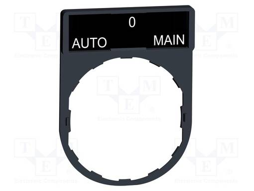 TIEDOTUSETIKETTI - HARMONY XB4 - Taulukytkimien lisävarusteet - ZBY2185 - 1