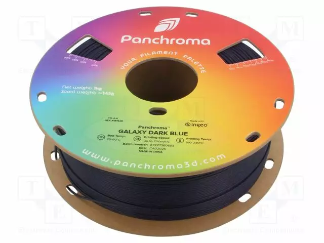 3D FILAMENTTI PLA - 1,75MM - GALAXY DARK BLUE - 190÷230°C - 1KG - 3D Filamentit - CA02025 - 1