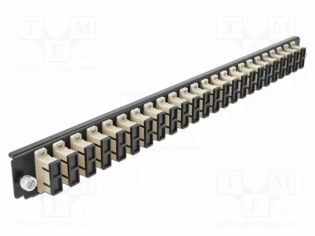 PATCH-VALOKUITUPANEELI - SC DUPLEX - DUPLEX,RACK - MUSTA - RACK 19" - Tietokonetarvikkeet - muut - DELOCK-43365 - 1