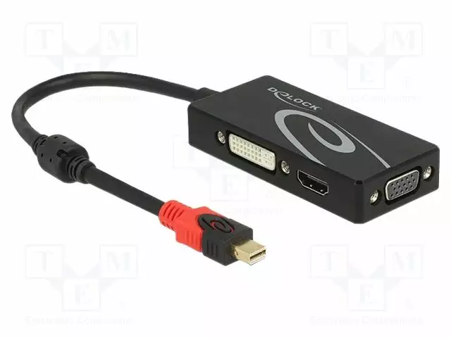 ADAPTERI - DISPLAYPORT 1.2,HIGH SPEED + ETHERNET,SINGLE LINK - HDMI, DVI, DisplayPort johdot - DELOCK-62855 - 1