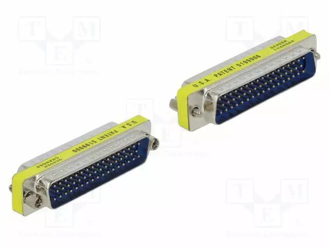 ADAPTERI - D-SUB 50PIN PISTOKE,MOLEMMIN PUOLIN - 1: 1-YHTEYS - Tietokonekaapelit ja -adapterit - DELOCK-65005 - 1
