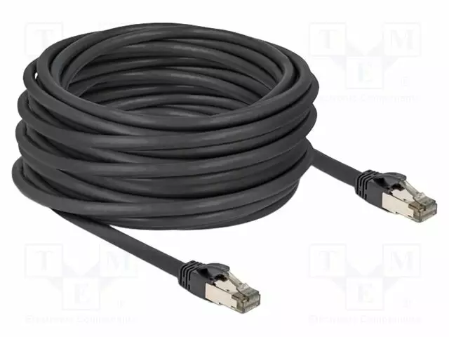 PATCH KAAPELI - U/FTP - CAT: 6A - RJ45-PISTOKE,MOLEMMIN PUOLIN PVC - RJ45 Ethernet kaapelit - DELOCK-80245 - 1