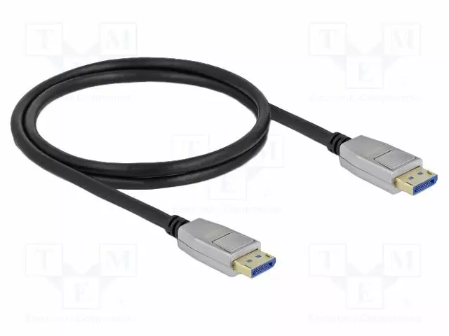 KAAPELI - DISPLAYPORT-PISTOKE,MOLEMMIN PUOLIN - DISPLAYPORT 2.0 - HDMI, DVI, DisplayPort johdot - DELOCK-80265 - 1