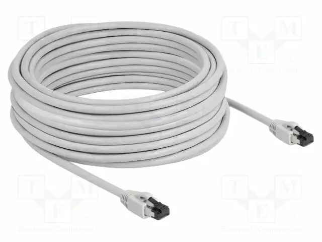 PATCH KAAPELI - S/FTP - CAT 8.1 - RJ45-PISTOKE,MOLEMMIN PUOLIN - RJ45 Ethernet kaapelit - DELOCK-80565 - 1