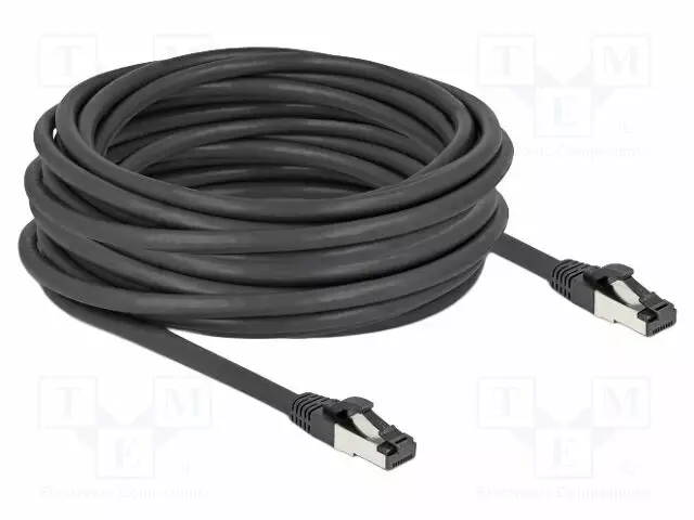 PATCH KAAPELI - S/FTP - CAT 8.1 - RJ45-PISTOKE,MOLEMMIN PUOLIN - RJ45 Ethernet kaapelit - DELOCK-80575 - 1