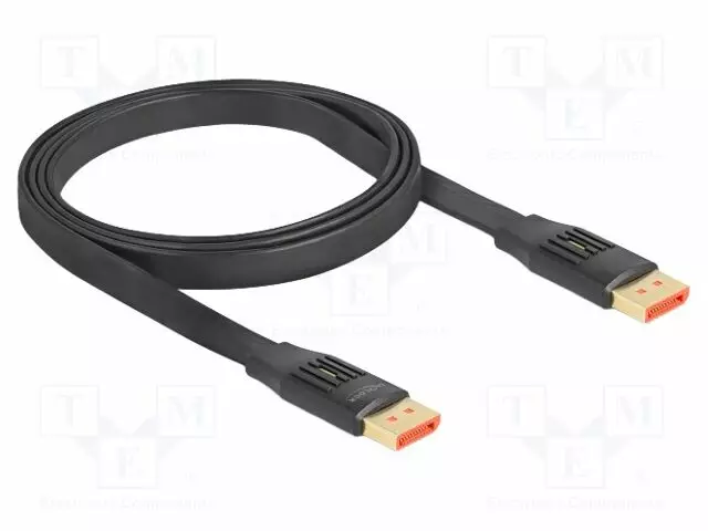 KAAPELI - DISPLAYPORT-PISTOKE,MOLEMMIN PUOLIN - DISPLAYPORT 1.4 - HDMI, DVI, DisplayPort johdot - DELOCK-81005 - 1