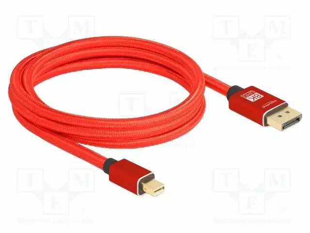 KAAPELI - DISPLAYPORT-PISTOKE,MINI DISPLAYPORT-PISTOKE - PIT: 2M - HDMI, DVI, DisplayPort johdot - DELOCK-81095 - 1