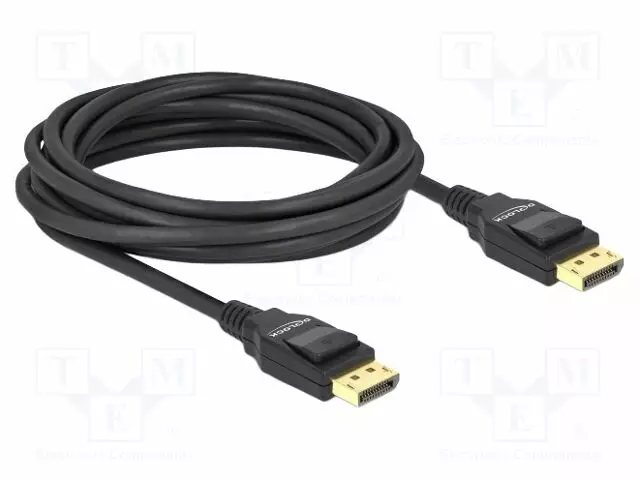 KAAPELI - DISPLAYPORT-PISTOKE,MOLEMMIN PUOLIN - DISPLAYPORT 1.2 - HDMI, DVI, DisplayPort johdot - DELOCK-82425 - 1