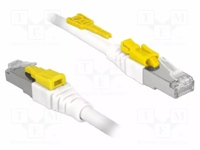 PATCH KAAPELI - S/STP - CAT 6A - RJ45-PISTOKE,MOLEMMIN PUOLIN - 5M - LSZH - RJ45 Ethernet kaapelit - DELOCK-85335 - 1