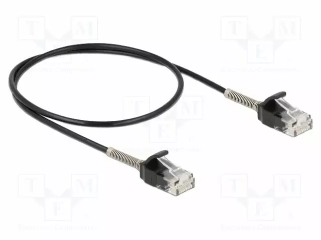 PATCH KAAPELI - U/UTP - CAT 6A - RJ45-PISTOKE,MOLEMMIN PUOLIN - 0,5M - RJ45 Ethernet kaapelit - DELOCK-87015 - 1