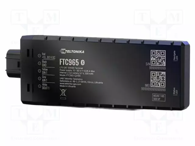 MODUULI: GPRS/GNSS - BLUETOOTH: 4.2,BLE - KIIHTYVYYSMITTARI - IP67 - M2M (GPRS/HSPA/LTE) moduulit - FTC965 - 1