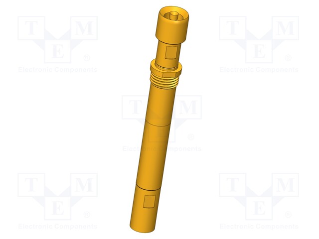TESTAUSNEULA - VIETEREIDEN MURTOSUOJA: 2MM - 3,7MM - 3A - CUBE - KULLATTU - Mittausneulat - HFS-840-0685 - 1