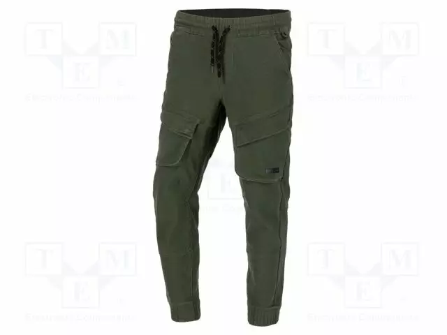TYÖHOUSUT - KOKO: XXL - VIHREÄ - STRETCH - JOGGER - 415G/M2 - Työ- ja suojavaatteet - LAHTI-L4053705 - 1