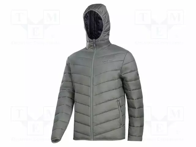 WORK JACKET - SIZE: XXL - VIHREÄ - FURLINED,QUILTED,WITH A HOOD - Työ- ja suojavaatteet - LAHTI-L4094205 - 1