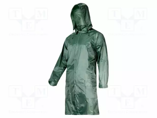 RAINCOAT - SIZE: XXL - VIHREÄ - WITH A HOOD - Työ- ja suojavaatteet - LAHTI-L4170305 - 1