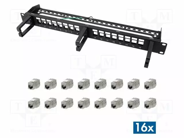 PATCH-PANEELI - RJ45 - RJ liittimet - LOG-NK5005 - 1