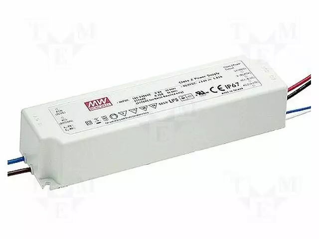 VIRTALÄHDE: IMPULSSI - LED - 40,08W - 15VDC - 2,67A - 90÷305VAC - IP67 - LED teholähteet - LPF-40-15 - 1