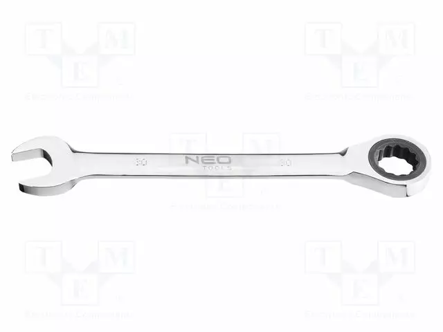 WRENCH: COMBINATION SPANNER - RATTLE - 30MM - CHROM-VANADIUM STEEL - Vääntötyökalut ja kiintolenkit - NEO-09-045 - 1