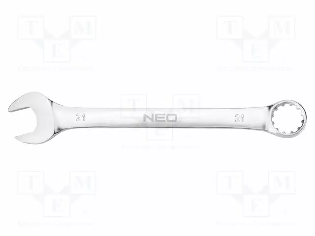 WRENCH: COMBINATION SPANNER - DOUBLE-SIDED - 21MM - L: 250MM - Vääntötyökalut ja kiintolenkit - NEO-09-665 - 1