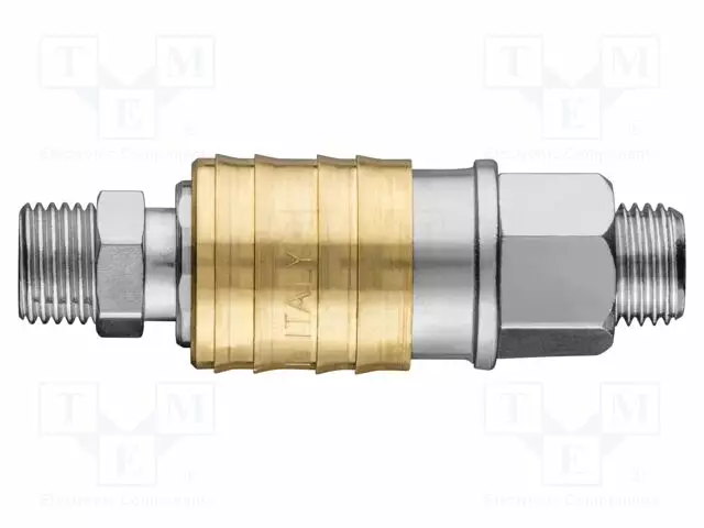 QUICK CONNECTION COUPLING - BRASS - APPLICATION: FOR COMPRESSOR - Pneumatiikkatyökalut ja tarvikkeet - NEO-12-645 - 1