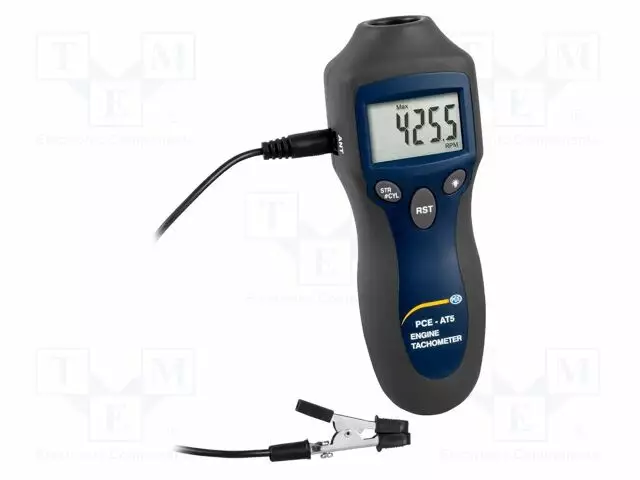 TAKOMETRI - LCD 1,7" - 100÷20000RPM - MITT.TARKK: ±10RPM - RESOL: 1RPM - Kierroslukumittarit - PCE-AT5 - 1