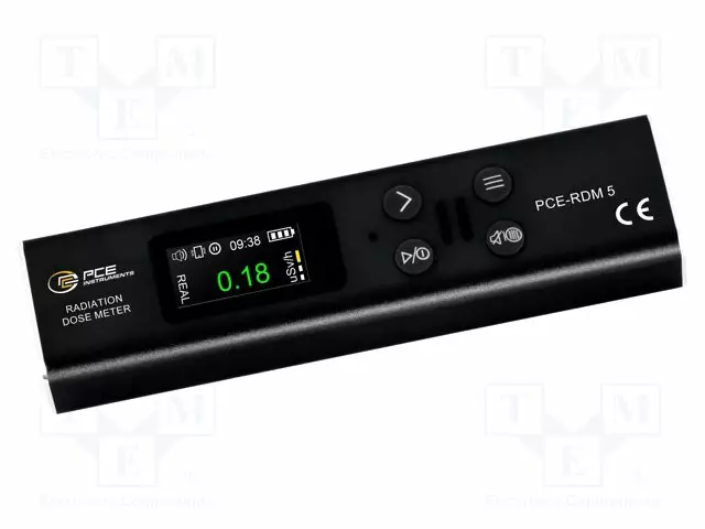 MITTARI: SÄTEILY - LCD TFT - 0,08÷9999 USV/H - 105X27X17MM - Muut erikoismittalaitteet - PCE-RDM5 - 1