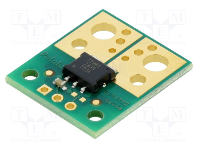 ANTURI: VIRTA - 3÷3,6VDC - IC: ACS72981LLRATR-100U3 - 20,3X17,8MM - Muut anturit - POLOLU-5255 - 1