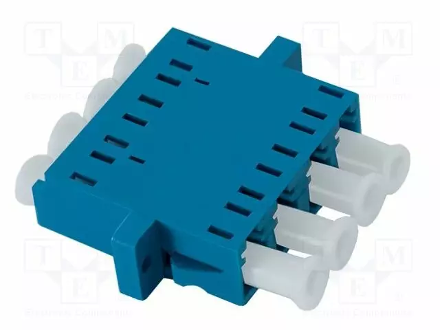 ADAPTERI - LC/UPC,MOLEMMIN PUOLIN - SININEN - Patchcordit ja valokuitu-pigtailit - QOLTEC-54135 - 1