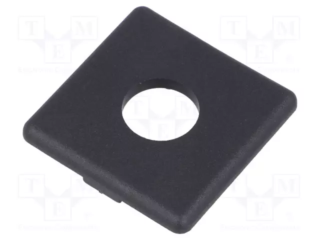 ALUMIINIPROFIILIN PÄÄTY - URAN LEVEYS 10MM - REIÄN KANSSA - W: 45MM - Alumiiniprofiilien lisätarvikkeet - FA-091015 - 1