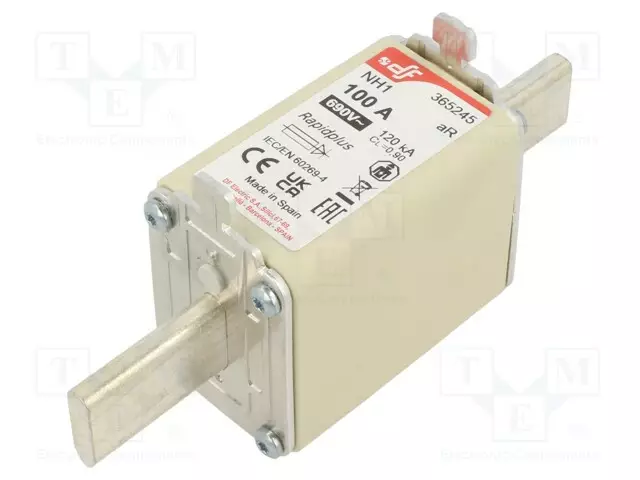 KERAAMINEN - 100A - 690VAC - 550VDC - AR - NH1 - Sulakkeet NH - 365245 - 1