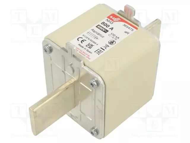 800A - 690VAC - 550VDC - AR - KERAAMINEN - NH3 - Sulakkeet NH - 365475 - 1