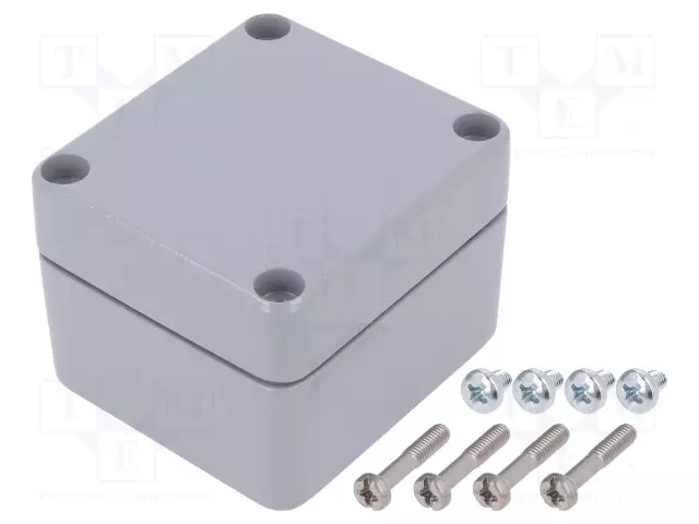 ASENNUSKOTELO - X: 60MM - Y: 66MM - Z: 46MM - ALN - ALUMIINI - Yleiskäyttöiset kotelot - ALN060605 - 1