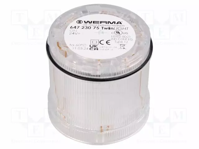 AUTOMATION MODULE: LIGHT SIGNALLER - VIHREÄ - LED - 24VDC - 24VAC - IP65 - Teollisuuden merkinantolaitteet - WER-64723075 - 1